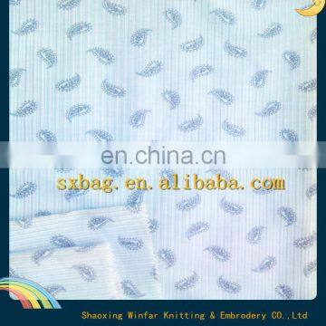 Shaoxing Textile T/C Drop Needle Printed Knitting Polyester Cotton Interlock Fabric photo-4