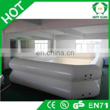 White inflatable deep pool/Square pool float with optional size&color