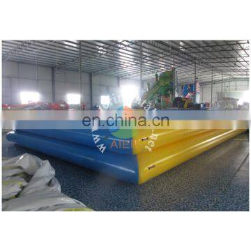 Double layer air swimming pool,human water walking ball pool inflatable