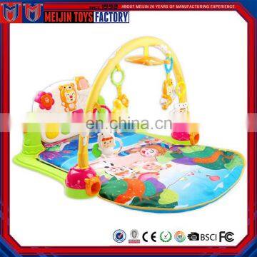 Fashionable early education soft blanket baby toys with music light