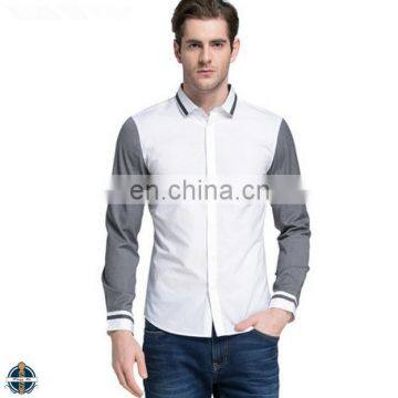 T-MSS508 China Manufacturer Men's Clothers Contrast Color New Model Shirts