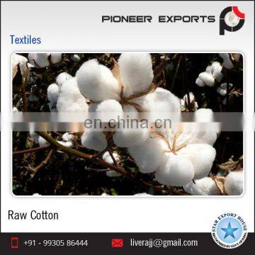 Indian Raw Cotton 100% Pure Cotton Shankar 6 C1% 2016-17 Crop 29mm 29gpt Strength 4-4.9mic 8.5%Moisture 3%Trash