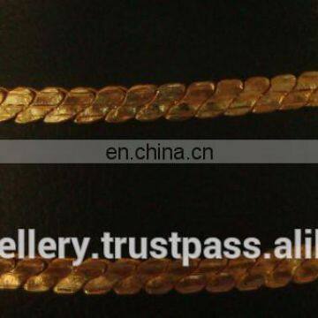 bridal jewelery gold plated chains, indian wedding jewellery chains exporter