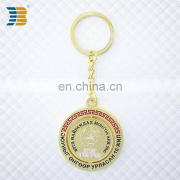 Gold Plating Custom Metal Key Chain With Your Own Design photo-2
