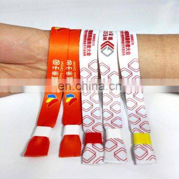 Newest Design Adjustable Woven Festival Fabric Wristband photo-2