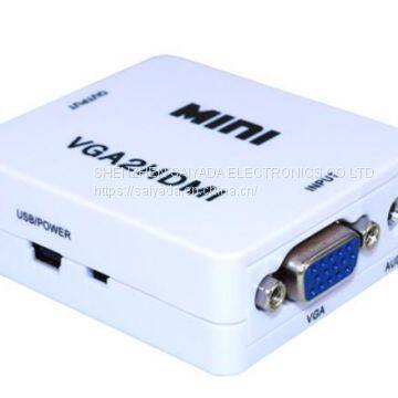 Cheap VGA 2 HDMI converter switch VGA to HDMI high clear 1080P