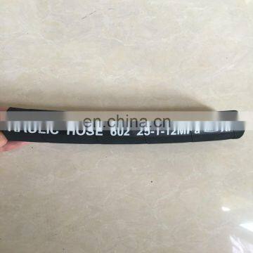 Oil and abrasion resistant steel wire braided reinforced high pressure NBR material 10mm hydraulic rubber hose r2