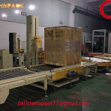 High Quality Grade Full-Automatic Turntable Type Pallet Stretch Film Wrapping Machine/Stretch Film Wrapper