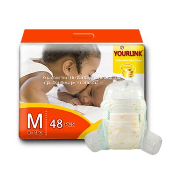 Disposable baby diaper private label baby diaper manufacture in china free sample