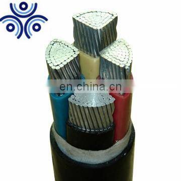 Low Voltage PVC Insulated 4x16 mm2 aluminum cables