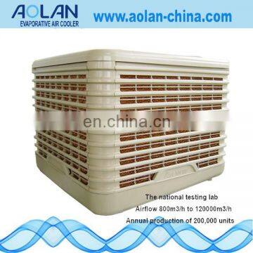 Humidity control rooftop evaporative thermoelectric cooler