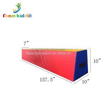 Kids Gymnastic Folding Suede Double Balance Beam Training Equipment for Gymnasts photo-4