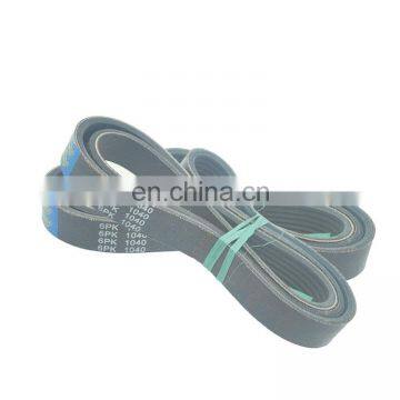 6PK1040 Generator Belt for Cummins Cqkms V-ribbed Belt Diesel Engine Spare Parts Manufacture Factory in China