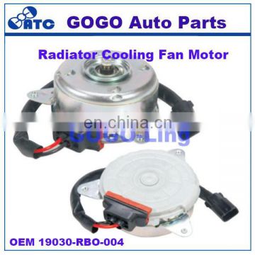 GOGO radiator cooling fan motor for Hon da city OEM 19030-RBO-004 19030RBO004