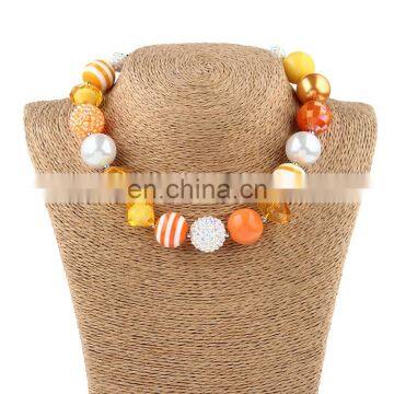 Halloween Thanksgiving Girl Necklace + Bracelet Set Kids Charms Bubble Necklace 2pcs Set photo-2