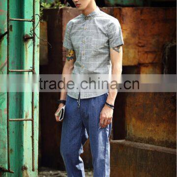 Fashion Latest Shirt Designs 100% Cotton Men Shirt
