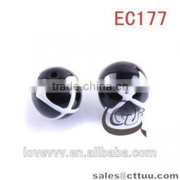 CUSTOM BEADS WITH LOGO Wholesale for Bracelet EC177(DIY)