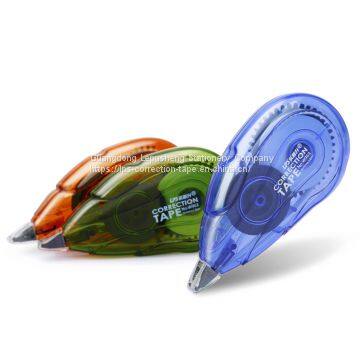 School and Office Stationery Transparent Non Toxic Blue Plastic Correction Tape Roller NO.963 photo-3