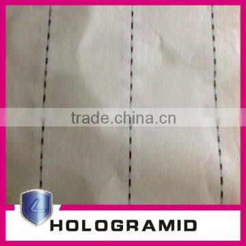 new arrive high-quality watermark certificate security paper paper with visible/invisible fibers