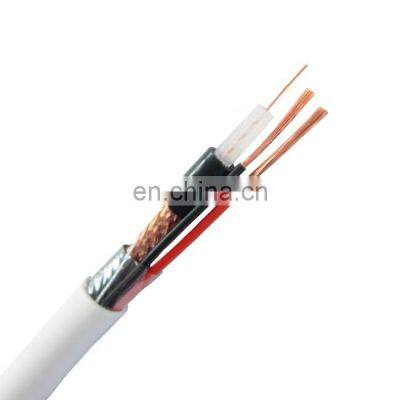 General Purpose rg59 rg6 Coaxial cable with steel messenger wire outdoor cable