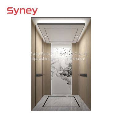 China Good Price Mirror Gearless Traction Product Panoramic Villa Home Residential Passenger Elevator Lift photo-3