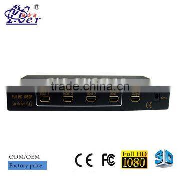 1080p switcher 4x1, HDMI 4X1 Splitter with factory price
