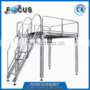 Stainless steel fixed working Platform in Packing Line