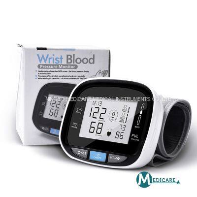 Wrist Type Blood Pressure Monitor Sphygmomanometer Automatic Electronic Blood Pressure Monitor