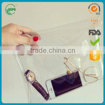 Transparent women envelope clutch bag