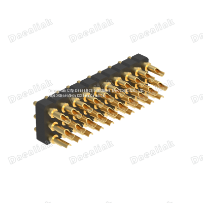 Dnenlink 3.00mm Pitch Triple Row H2.5mm Male HeaderSolder PogoPin Header Connector photo-3