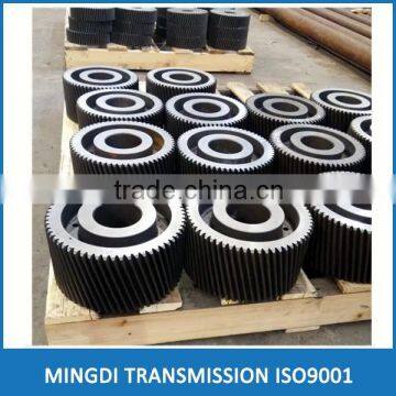 changzhou machinery Precision High Quality Casting Alloy Steel Cylindrical Gear & big module spur gear