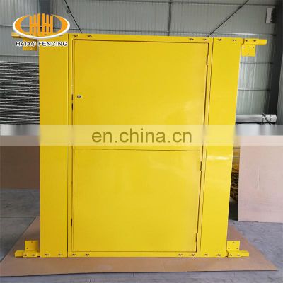 Metal Sheet Type Flat Elevator Shaft Gate