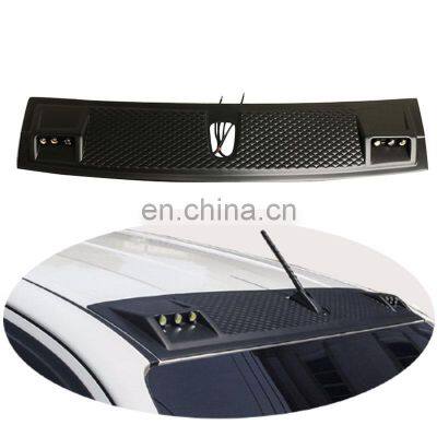 Dongsui Factory direct sale Carbon Fiber Front Roof Spoiler with light for  hilux 2015+ revo rocco with LED light