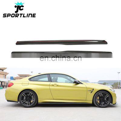 Carbon Fiber F8x M3 M4 Side Skirts Lip for BMW F82 F83 M4 F80 M3 2015- 2019