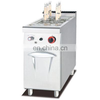 Restaurant Equipment Stainless Steel Industrial Gas Pasta Cooker with cabinet