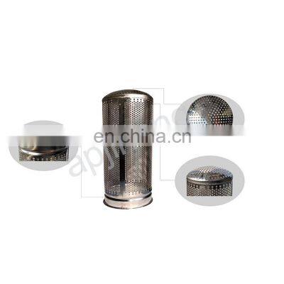 stainless steel punching mesh filter inox basket