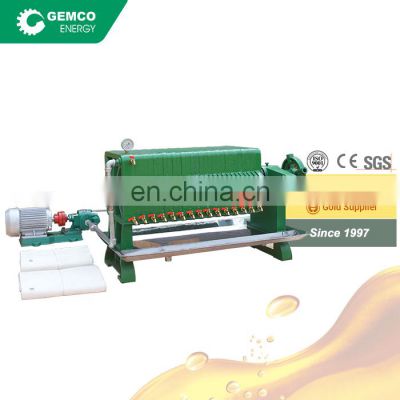 Factory price vegetable sesame mustard peanut olive coconut plate and frame cooking oil filter machine