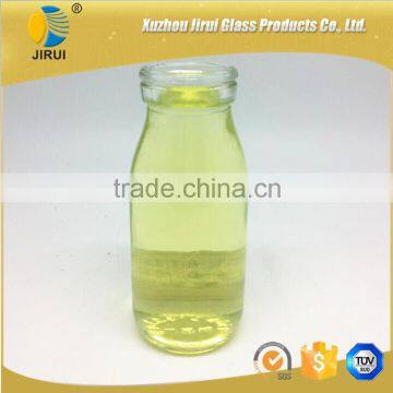 250ml clear new glass milk bottle sale