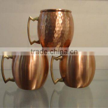 16oz Manufacturer Moscow Mule Copper Mug From INDIA HAMMERED FDA APPROVED