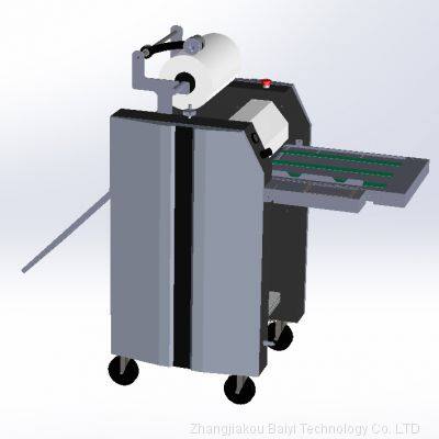 Semi automatic 5202 oil heating anti curl belt laminating machine