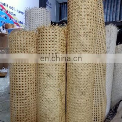 Top A Grade Quality Reasonable Price Raw Material Rattan Cane Webbing Roll Standard Size Open FRom Vietnam