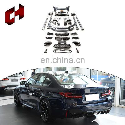 CH Wholesale Pp Material Car Bumper Engine Hood Cover Trim Spoiler Lamp Full Kits For BMW G30 G38 2021 Change To M5