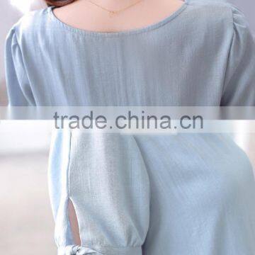 C23198B Ladies Fashion Summer Dress Woman Maternity Clothes Breastfeeding photo-2
