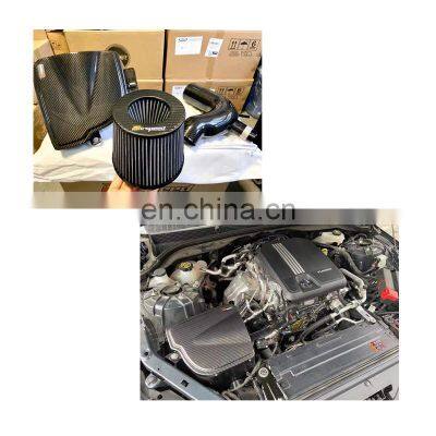 Personalized Design Carbon Fiber Hood Retrofit Vents Cold Air Intake System For Cadillac CT5 CT4 2.0T
