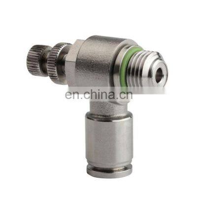 Stainless steel pneumatic throttle valve Quick-Plug Joint Choke valve