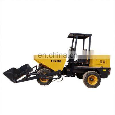 3t Dumper Rubber Track Dumper Truck Wheel Dumper