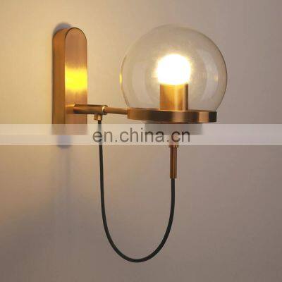 Loft LED Wall Light Indoor Decoration Bedroom E27 110-220V Modern Home Gold Wall Lighting