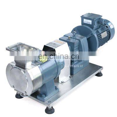 sanitary hygienic food  transfer rotor lobe pump gear pump  high viscosity honey pump