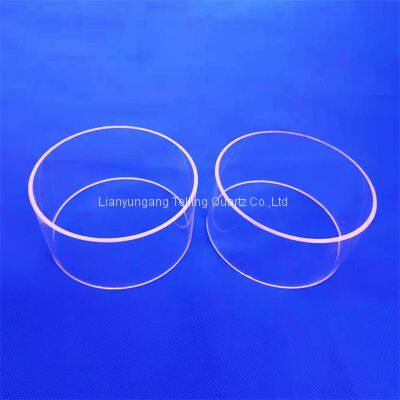 Large Diameter Quartz Glass Tube Clear Quartz Tube