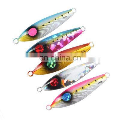 JOHNCOO JACKEYE 120g-200g Fishing Tackle Fishing Jigs Saltwater Jig Lure Luminous Lures Fishing Hard Bait Custom Wholesale